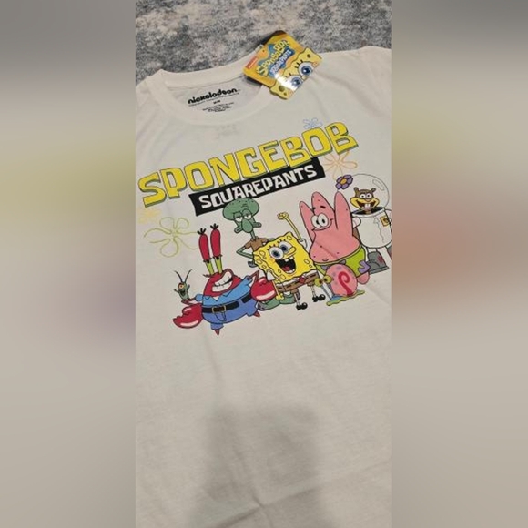 SpongeBob SquarePants Characters Tshirt NWT - Picture 1 of 2